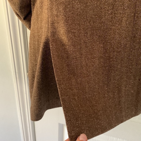 Abbeydale brown herringbone sport blazer classic size‎ 42R 100% wool - Picture 7 of 15
